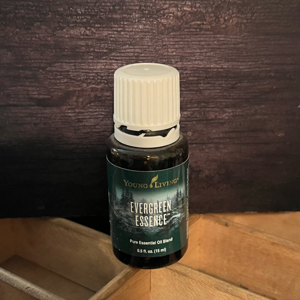 Young Living Evergreen Essence Oil with Green Label